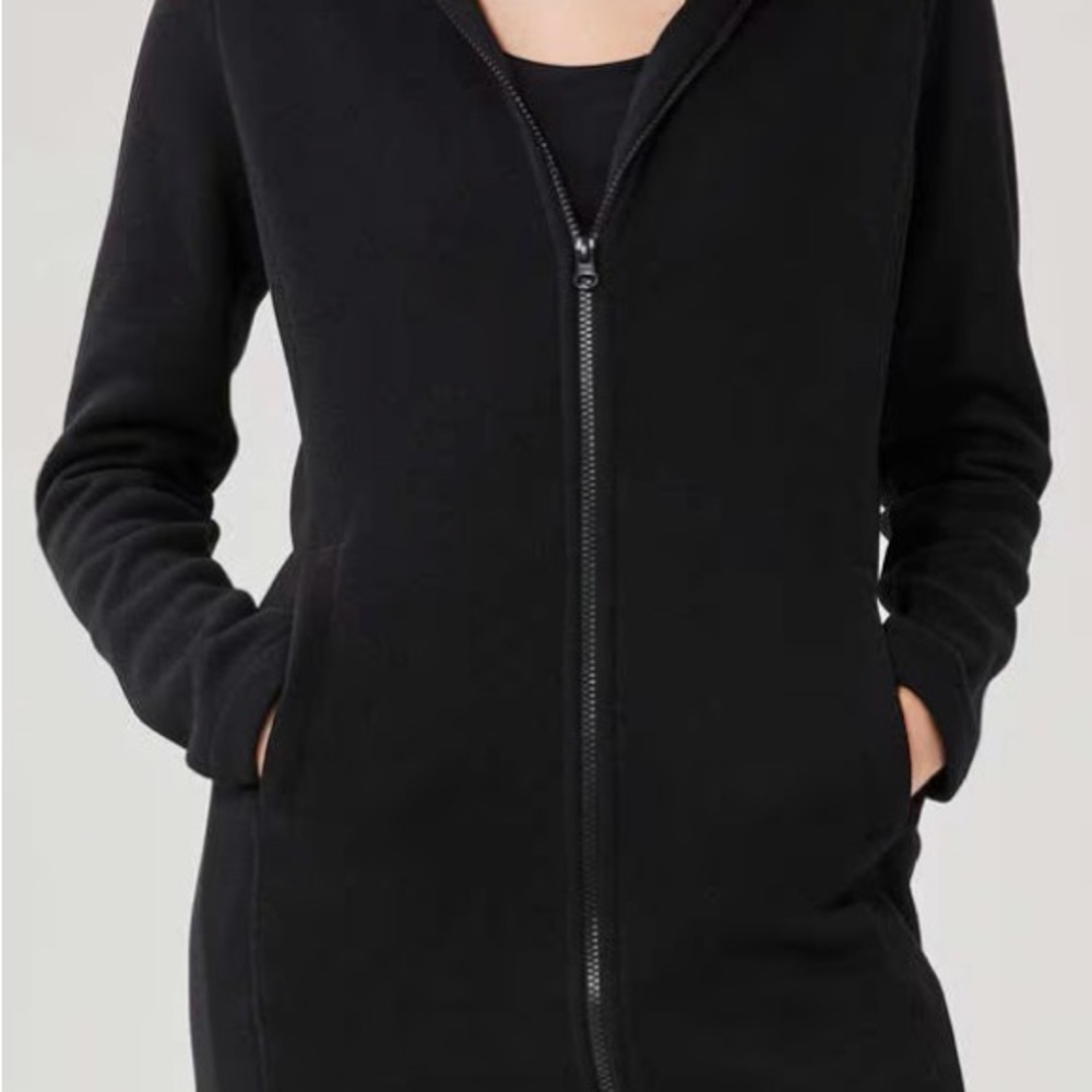 JOE FRESH, BLACK FLEECE JACKET, SIZE: L/G